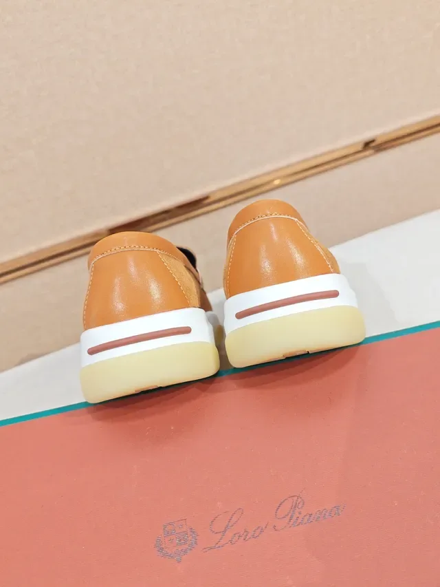 Brown Beige Suede Upper Penny Strap Loafer 3