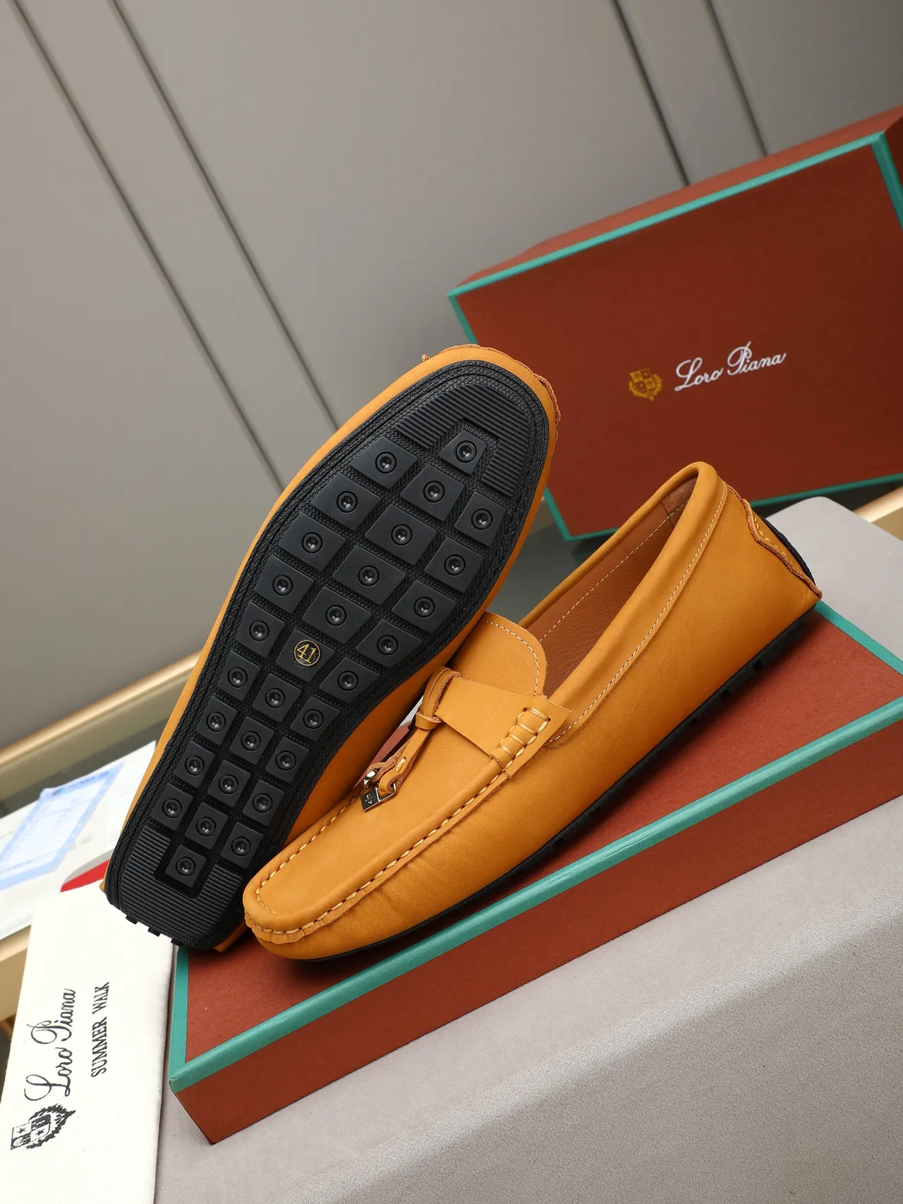 Brown Black Suede-Like Upper Penny Strap Loafer 2