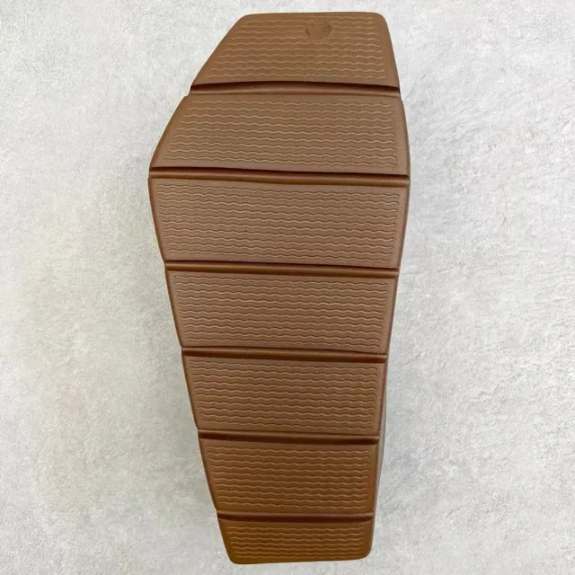 Brown Molded Monolithic Contoured Footbed Slippers 2