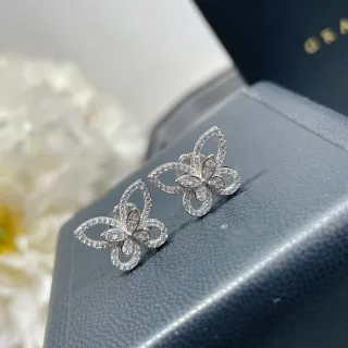 Butterfly Pavé Crystal Openwork Stud Earrings