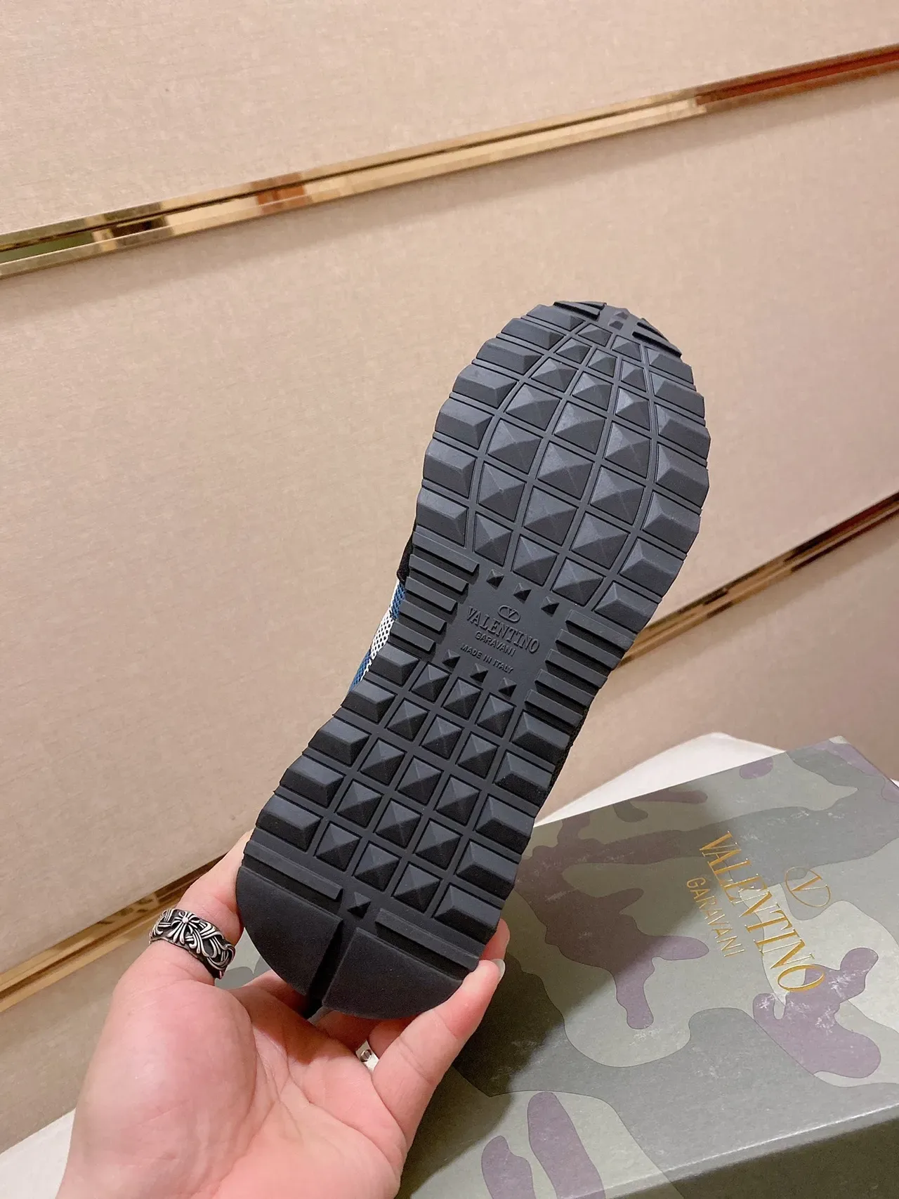 Camouflage Mesh and Suede Low-Top Lifestyle Sneaker 2