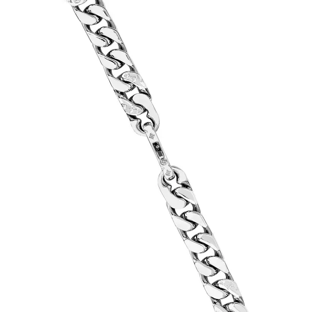 Chunky Curb-Link Silver-Tone Necklace 8