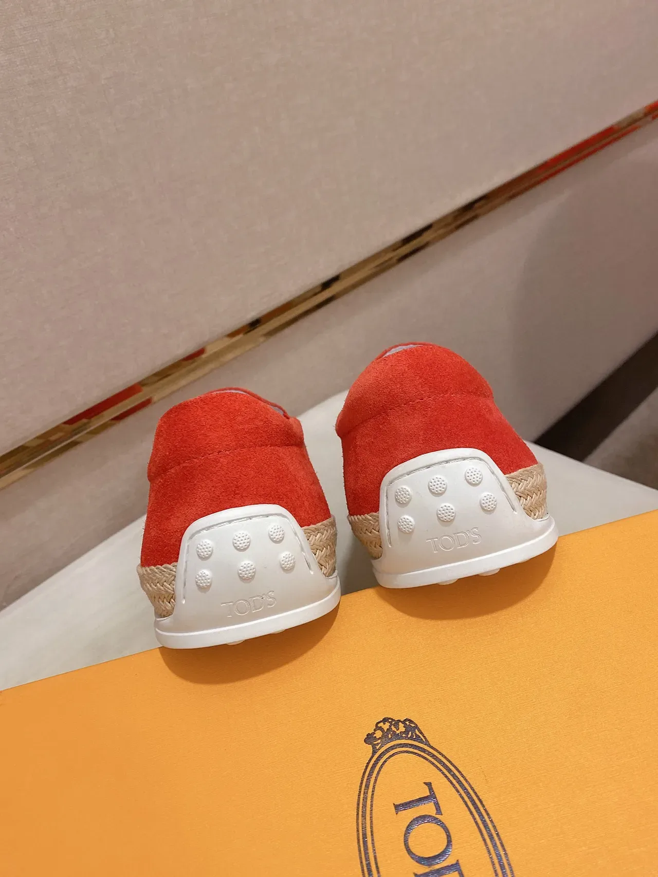 Coral Suede Slip-On Espadrille Boat Shoe 3