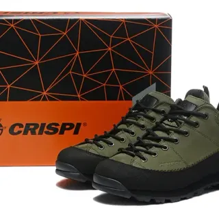 CRISPI Olive Green and Black Lifestyle Sneakers