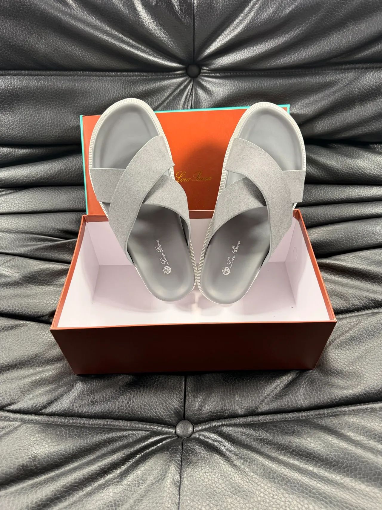 Crisscross Strap Flat Platform Slippers 8