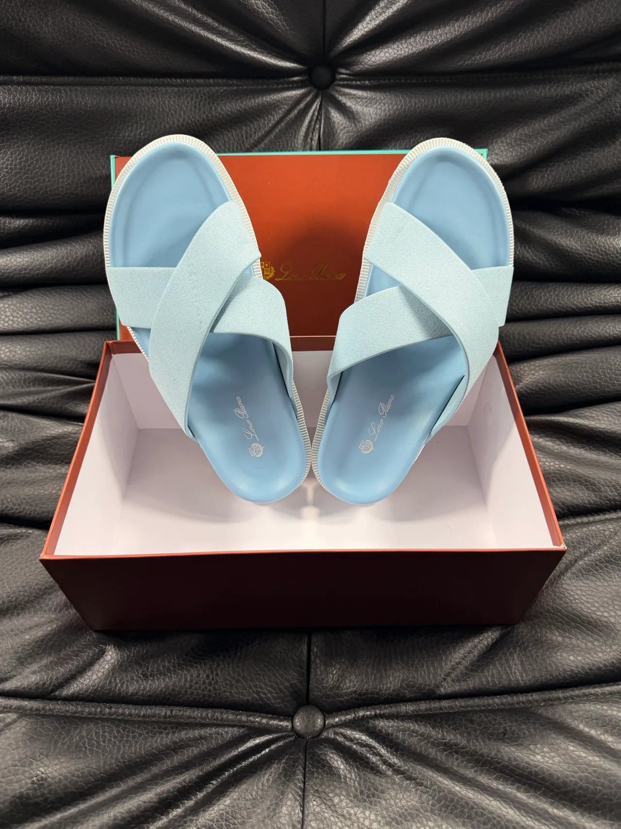 Crisscross Strap Flat Platform Slippers 10