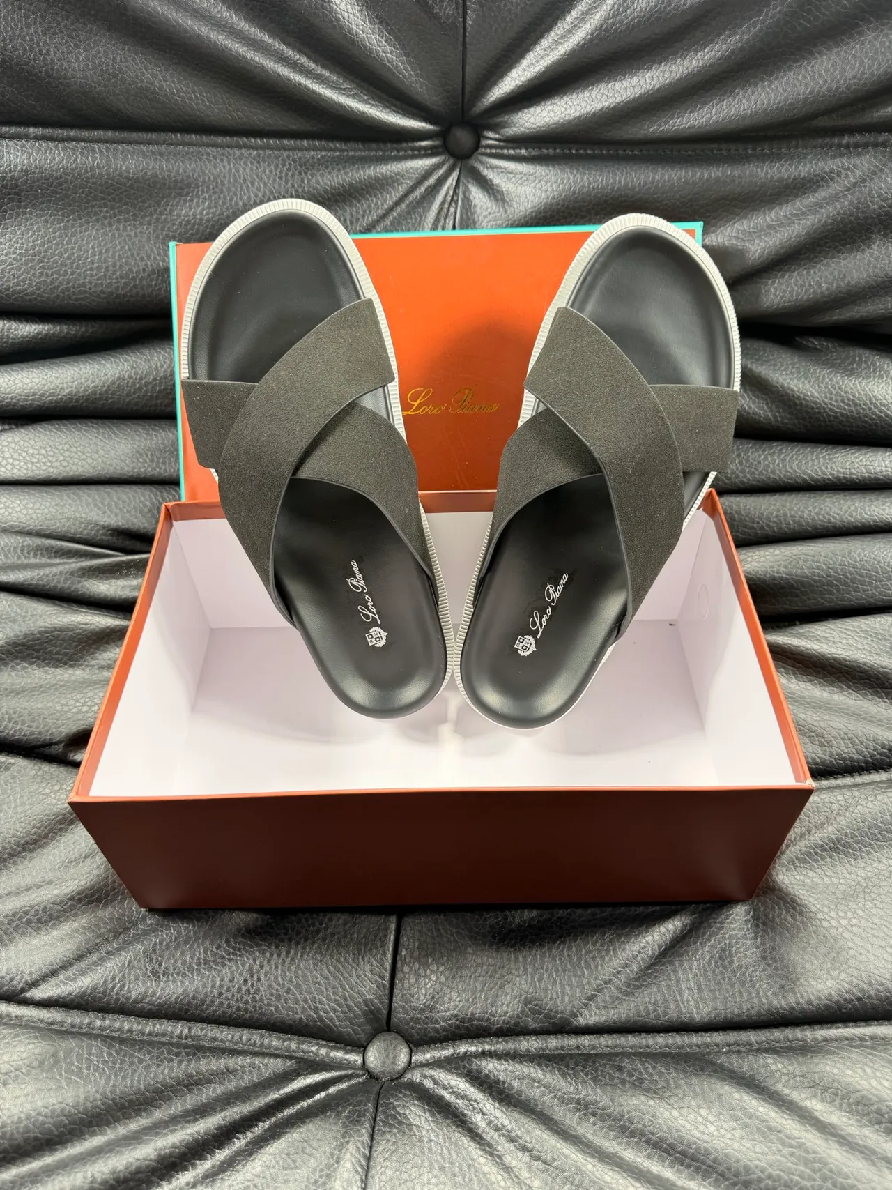 Crisscross Strap Flat Platform Slippers 11