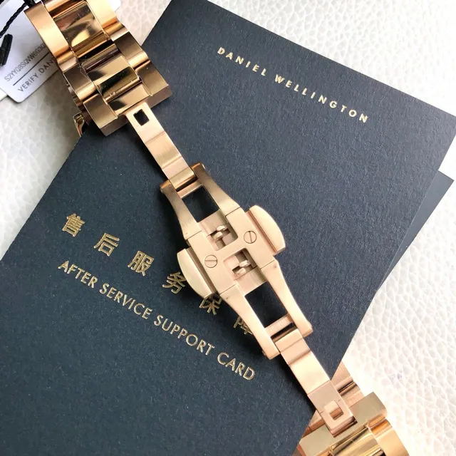 Daniel Wellington Classic Petite Montre Or Rose Cadran Gris Foncé Quartz 3