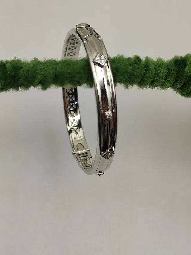 David Yurman Cable Classics Geometric Cutout Diamond Bracelet 6