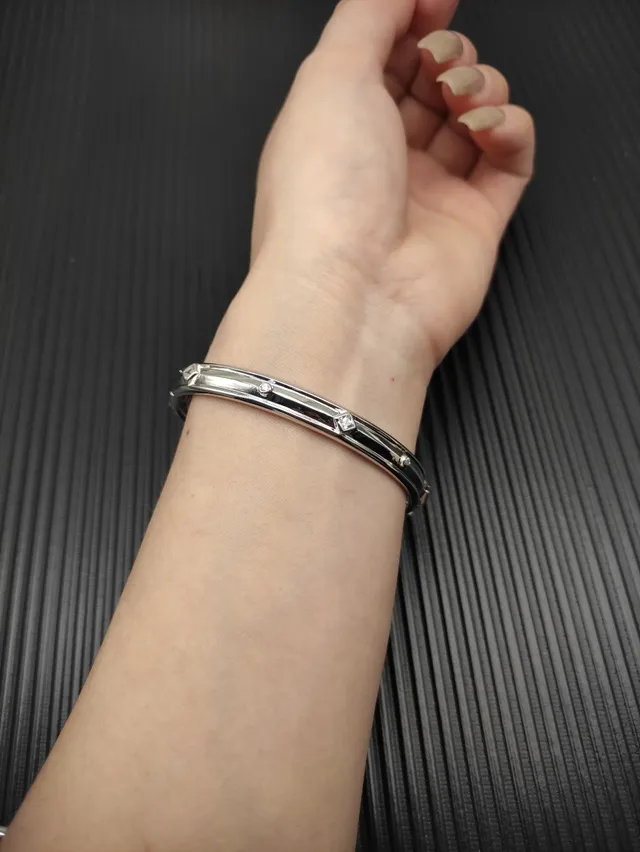 David Yurman Cable Classics Geometric Cutout Diamond Bracelet 7