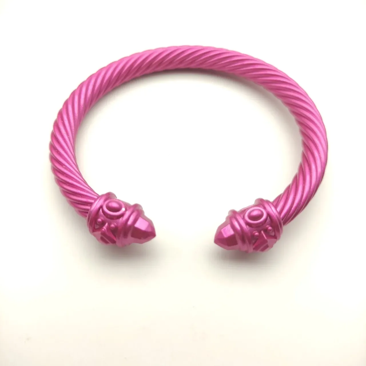 David Yurman Cable Classics Twisted Cable Pink Metallic Bracelet 3