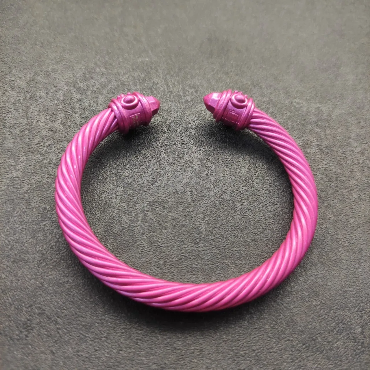 David Yurman Cable Classics Twisted Cable Pink Metallic Bracelet 4