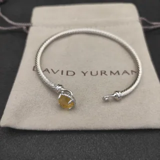 David Yurman Cable Classics Pulseira de Citrino Amarelo