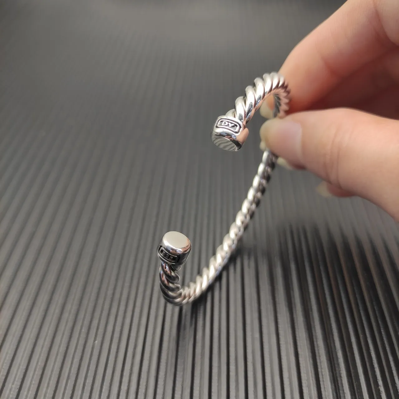 David Yurman Cable Collection Twisted Silver Bracelet 6
