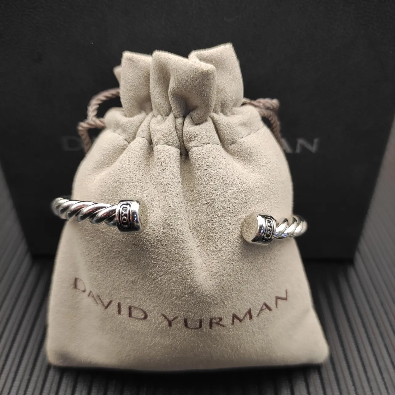 David Yurman Cable Collection Twisted Silver Bracelet 7