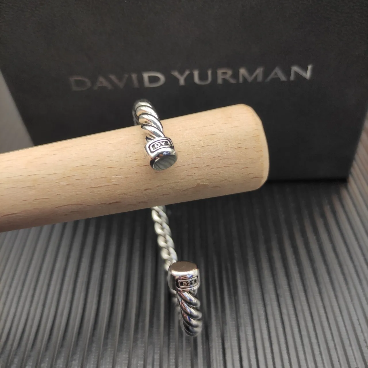 David Yurman Cable Collection Twisted Silver Bracelet 8