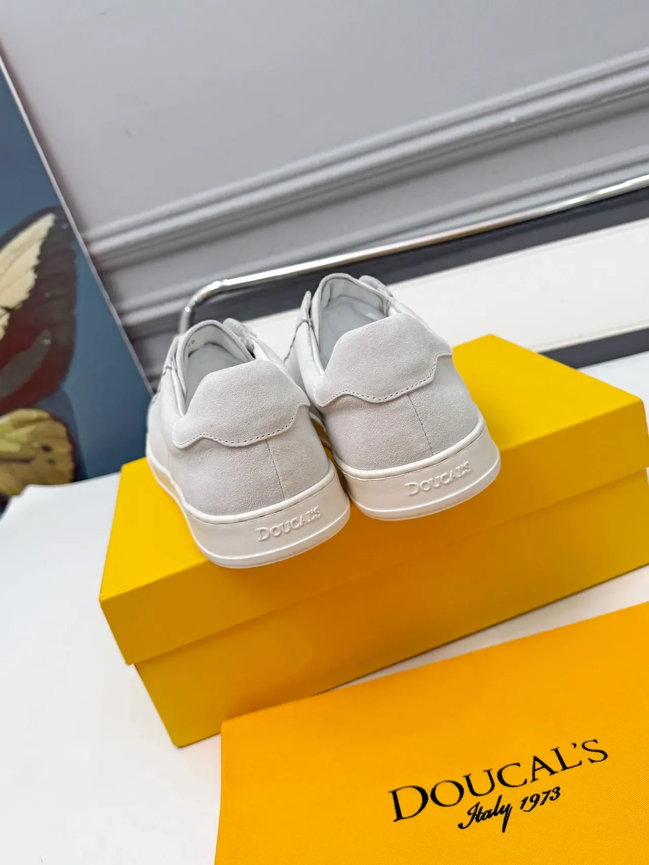 DOUCAL'S Slip-On Suede Lifestyle Sneakers 3