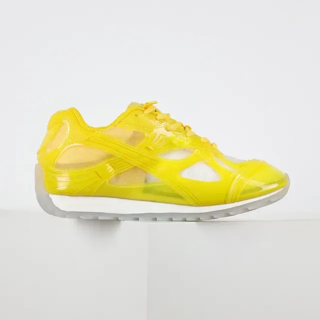 Fluorescent Yellow Transparent Cage Lifestyle Sneakers 7
