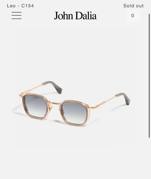 Geometric Octagonal Gold-Tone Gradient Brown Sunglasses 9