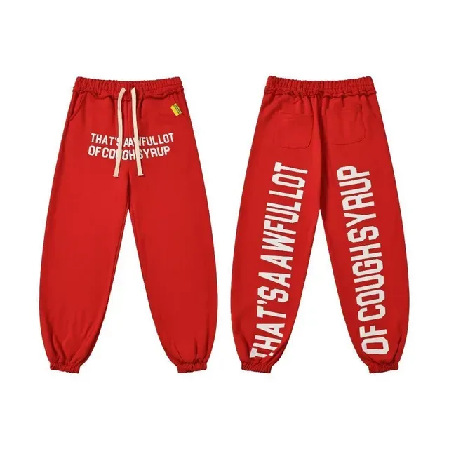 Calça de moletom com estampa gráfica, cintura elástica e barra elástica 11