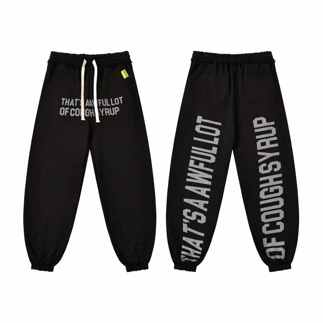 Calça de moletom com estampa gráfica, cintura elástica e barra elástica 13