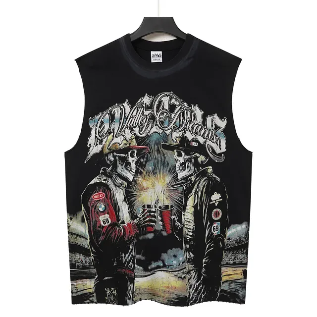Graphic Print Sleeveless Vest Top 7