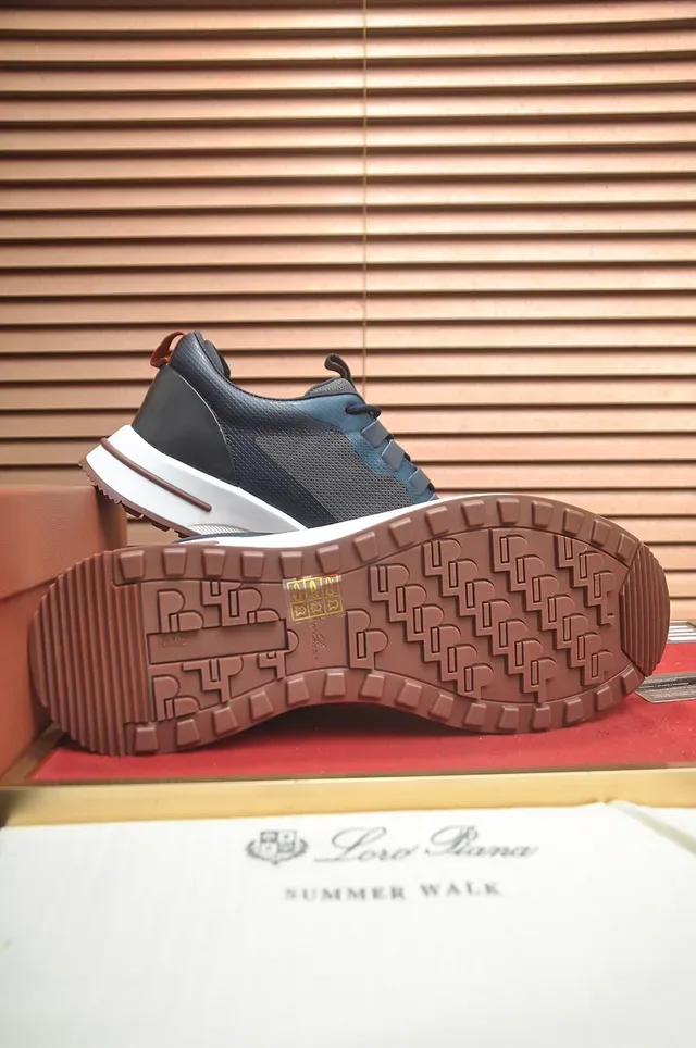 Gray Blue Charcoal Mesh and Synthetic Panel Lifestyle Sneaker 3