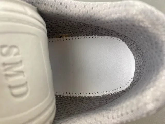 Gray Mesh-and-Synthetic Overlay Lace-Up Sneaker 8