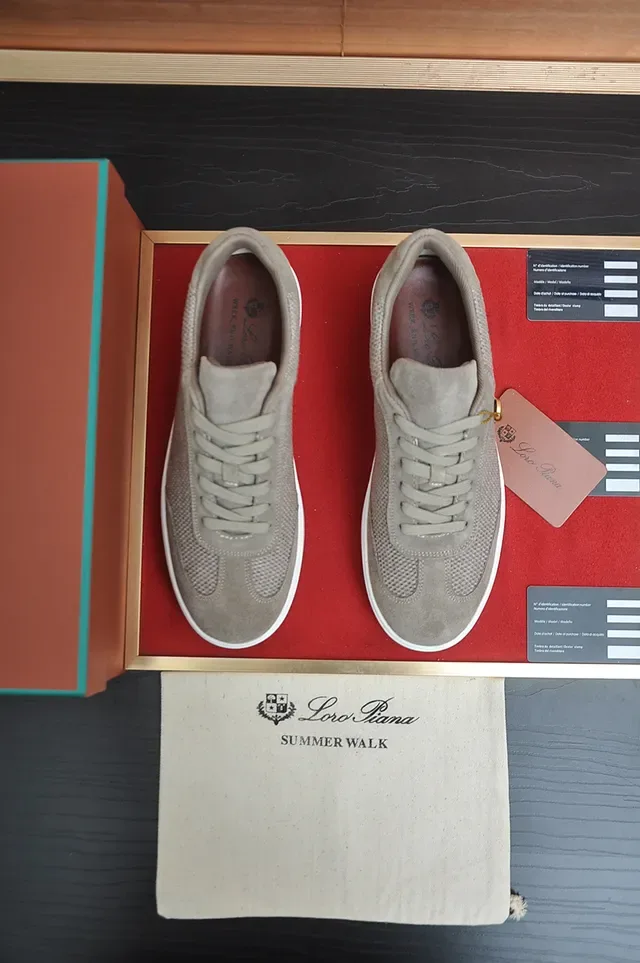 Gray Mesh-Suede Platform Lifestyle Sneaker 5