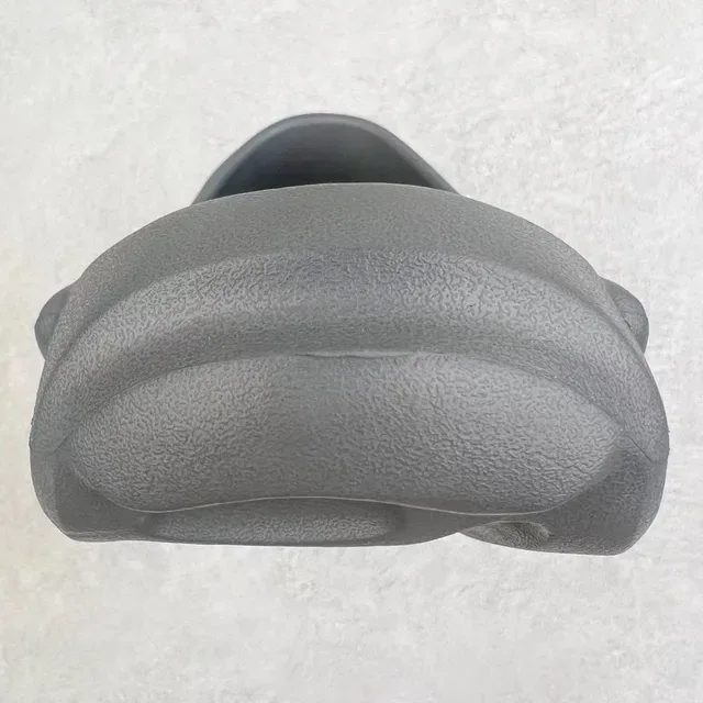 Gray Molded Monolithic Matte Textured Sneakers 3