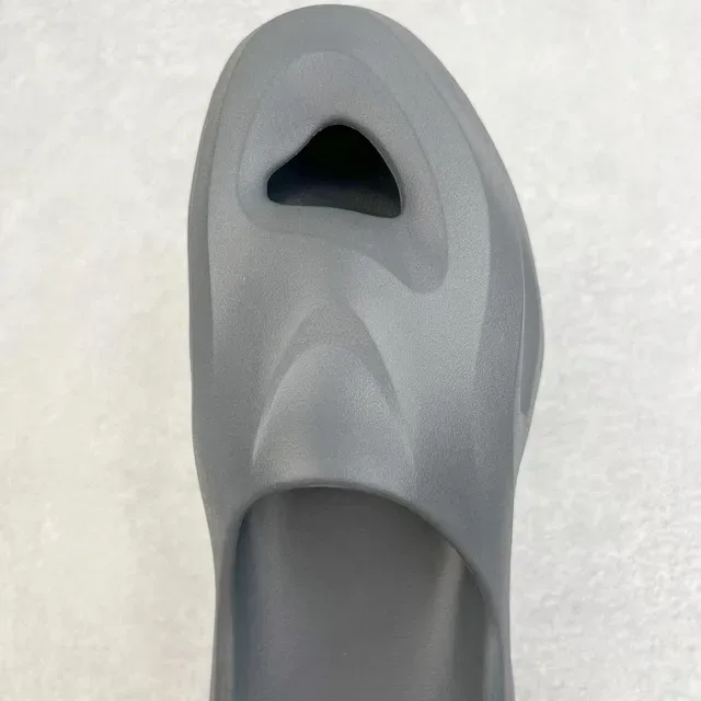 Gray Molded Monolithic Matte Textured Sneakers 7