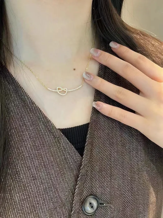 HEFANG Knot-Top Pearl-Drop Dangling Earrings 6