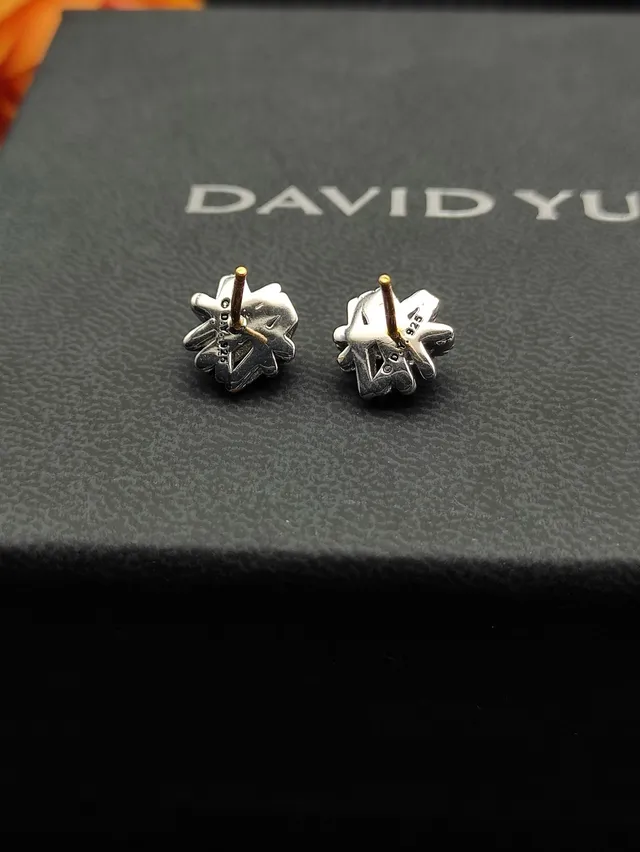 Interwoven Twisted Band Pavé Stud Earrings 5