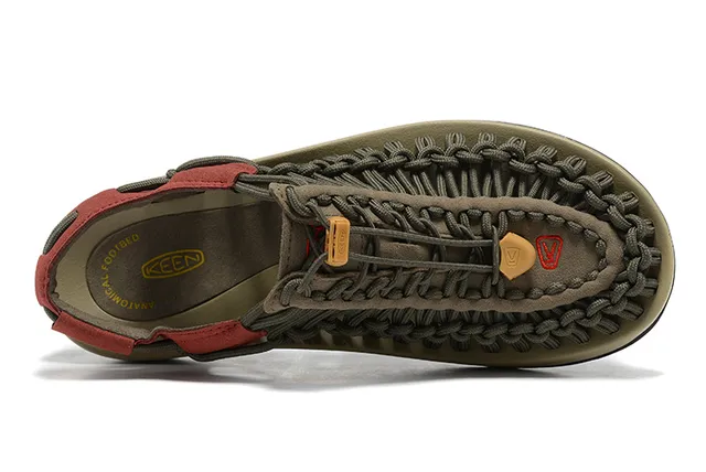 Keen Uneek Multicolor Woven Lace Gladiator Sandals 5