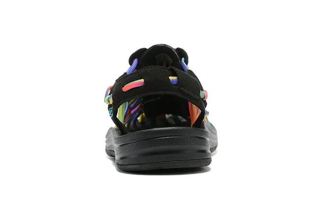 Keen Uneek Multicolor Woven Lace Gladiator Sandals 18