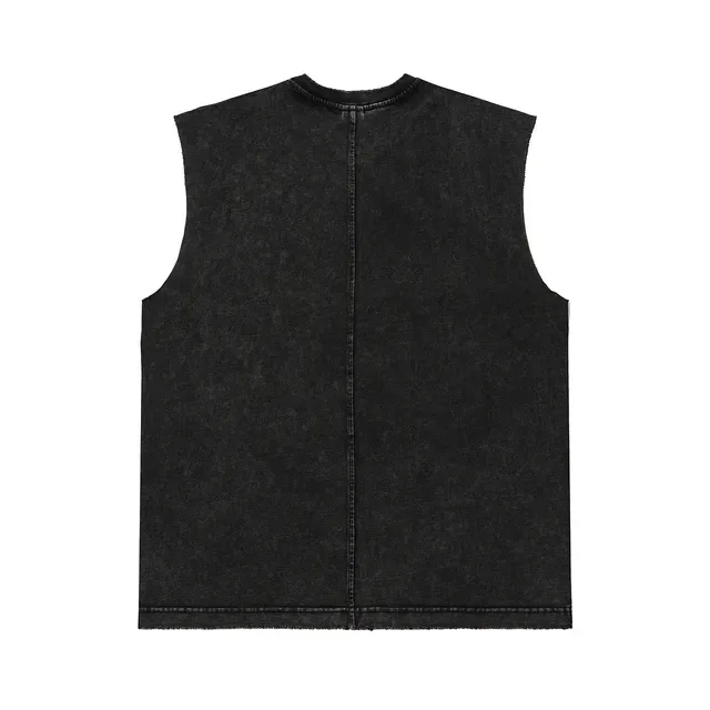 Maroon Graphic-Print Sleeveless Vest Top 5