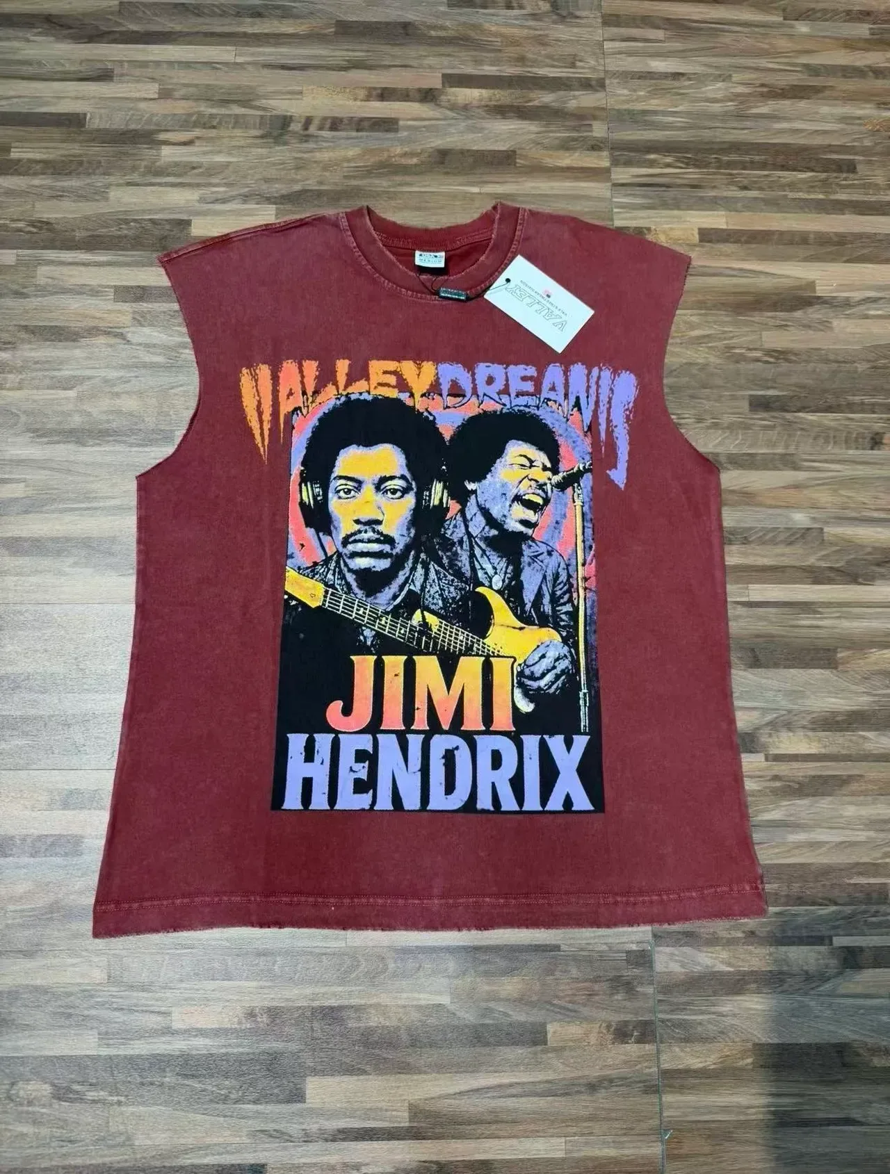 Maroon Graphic-Print Sleeveless Vest Top 11