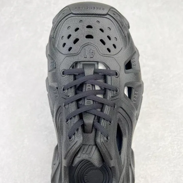 Monochrome Molded Cutout Lace-Up Sneaker 7