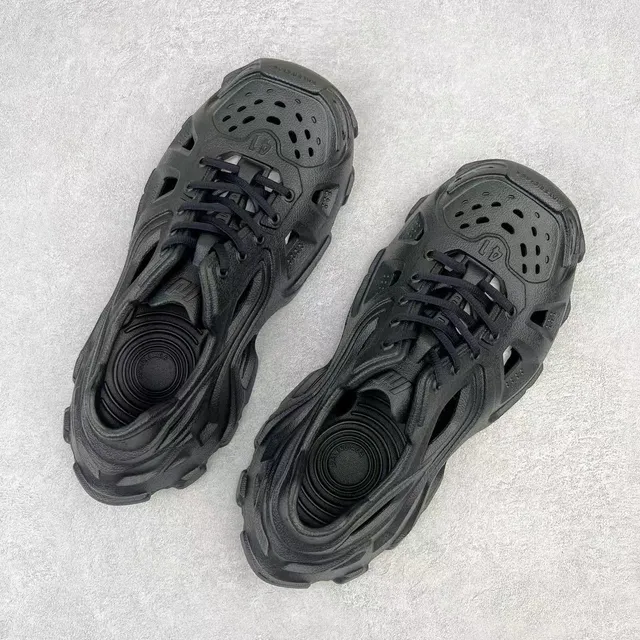Monochrome Molded Cutout Lace-Up Sneaker 8