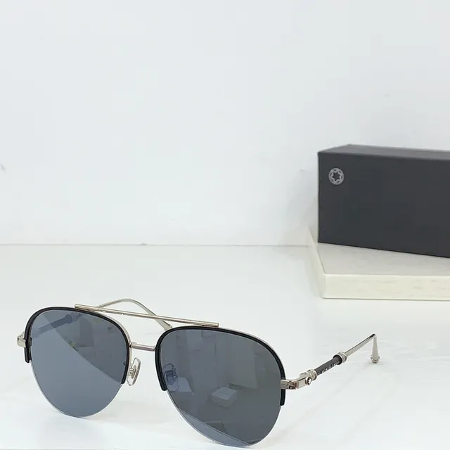 Montblanc Aviator Gradient Purple Sunglasses 5