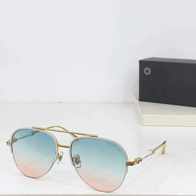 Montblanc Aviator Gradient Purple Sunglasses 6