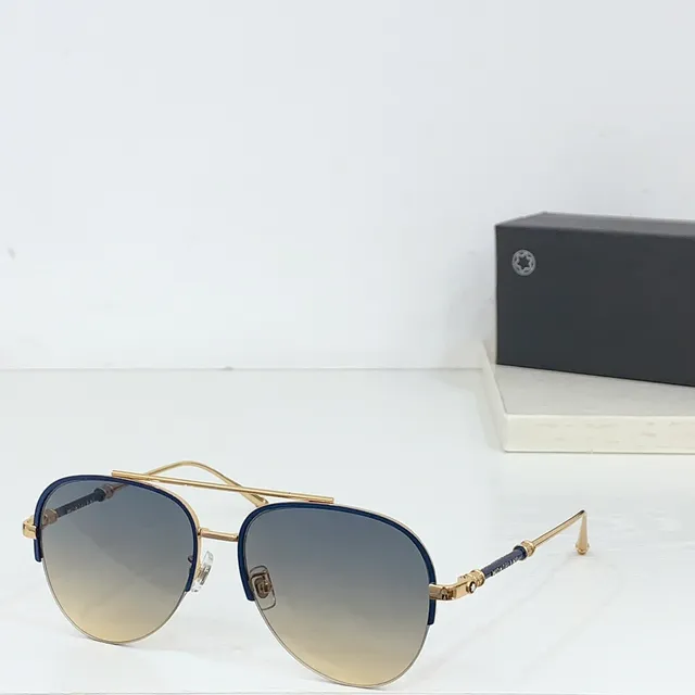 Montblanc Aviator Gradient Purple Sunglasses 7