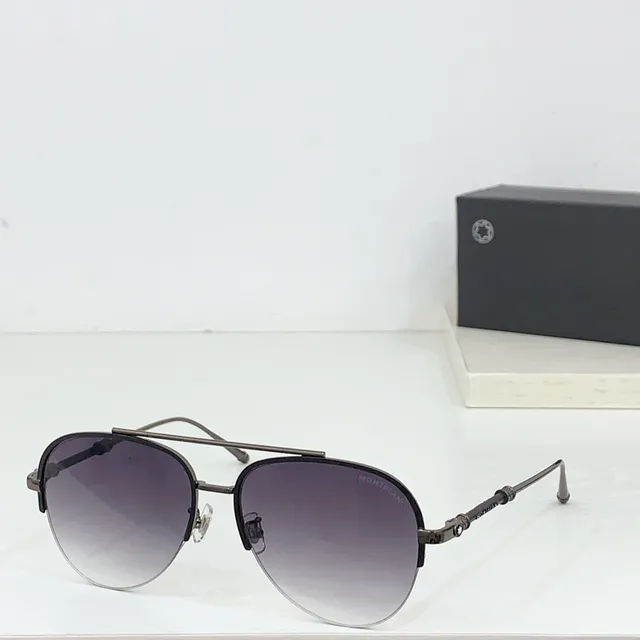 Montblanc Aviator Gradient Purple Sunglasses 8