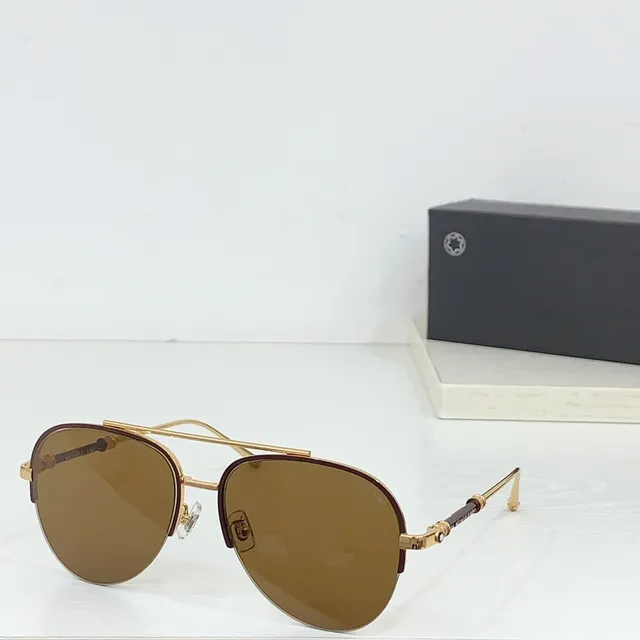Montblanc Aviator Gradient Purple Sunglasses 9