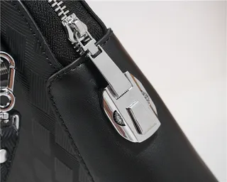 Montblanc Meisterstück Woven Leather Black Envelope Clutch 6