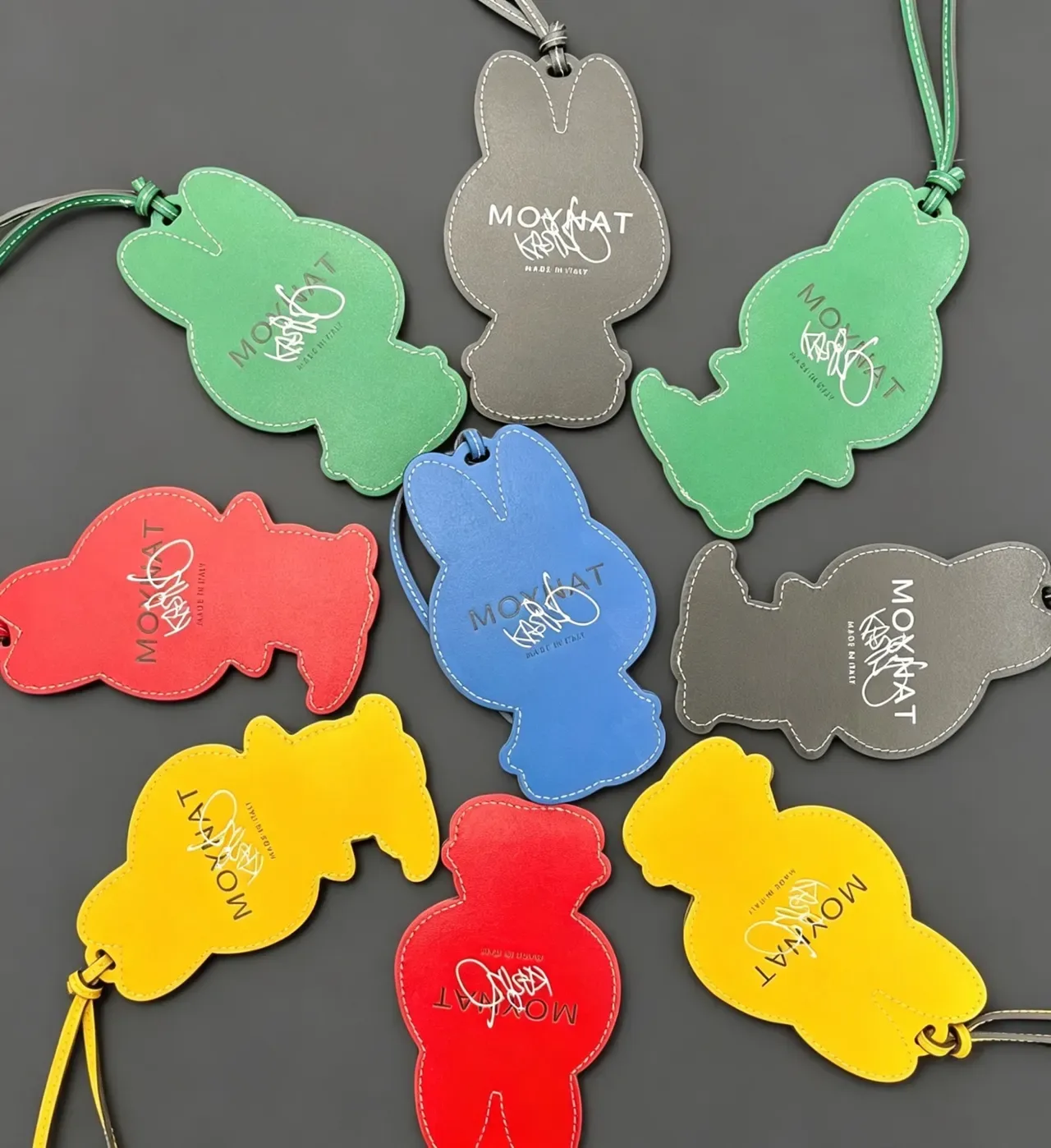 Multicolor Character-Shaped Patchwork Leather Travel Bag 6