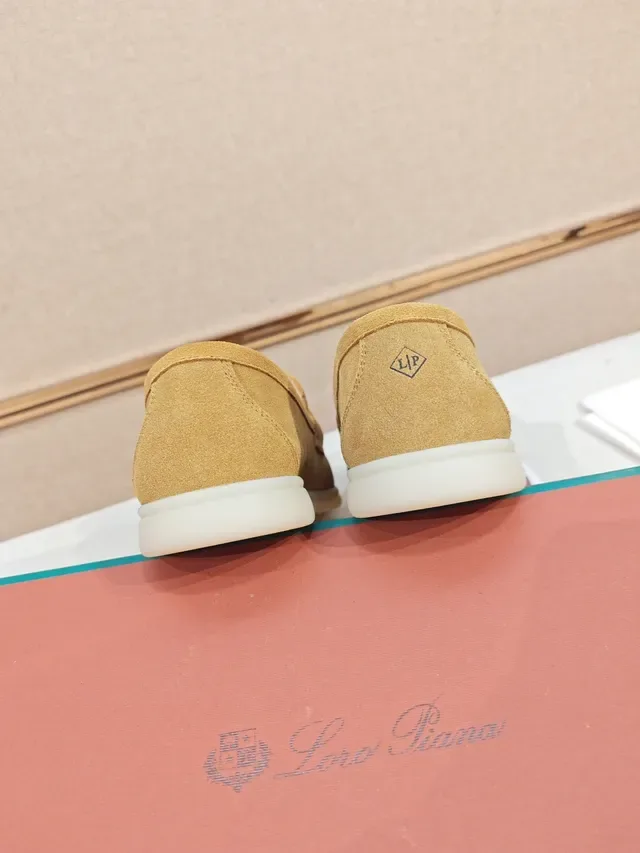 Mustard Suede Penny Strap Loafer 3