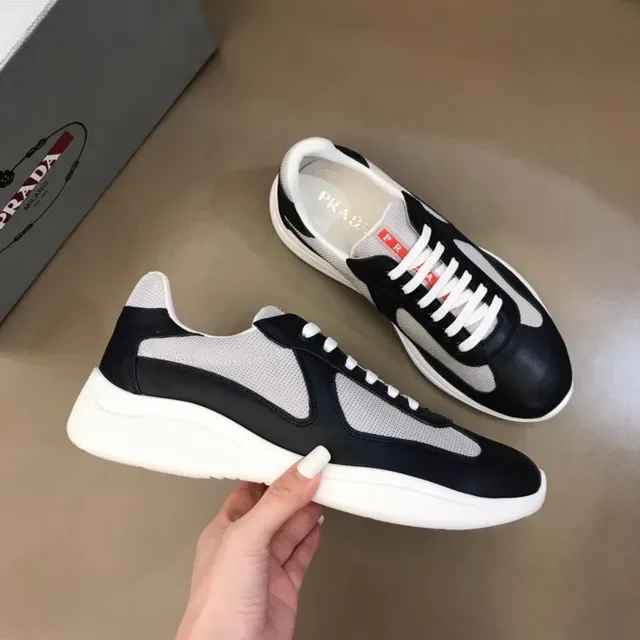 Navy and Gray Mesh-Panelled Minimalist Sneaker 6