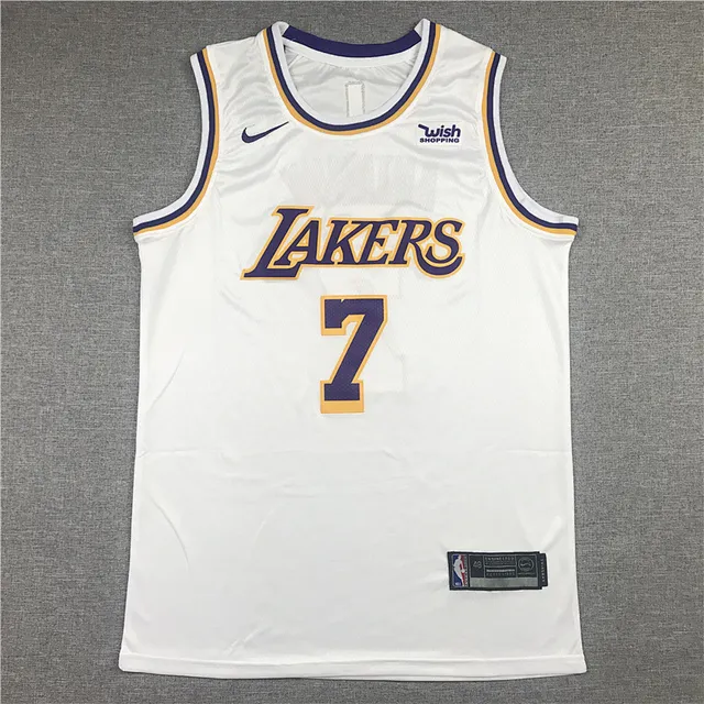 NBA Lakers Anthony #7 Camiseta sem mangas Branca Roxa Dourada 2