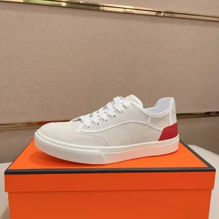 Off-White tênis lifestyle bege e vermelho color-block low-top